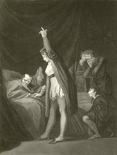 Der Tod von Kardinal Beaufort von Johann Heinrich Füssli